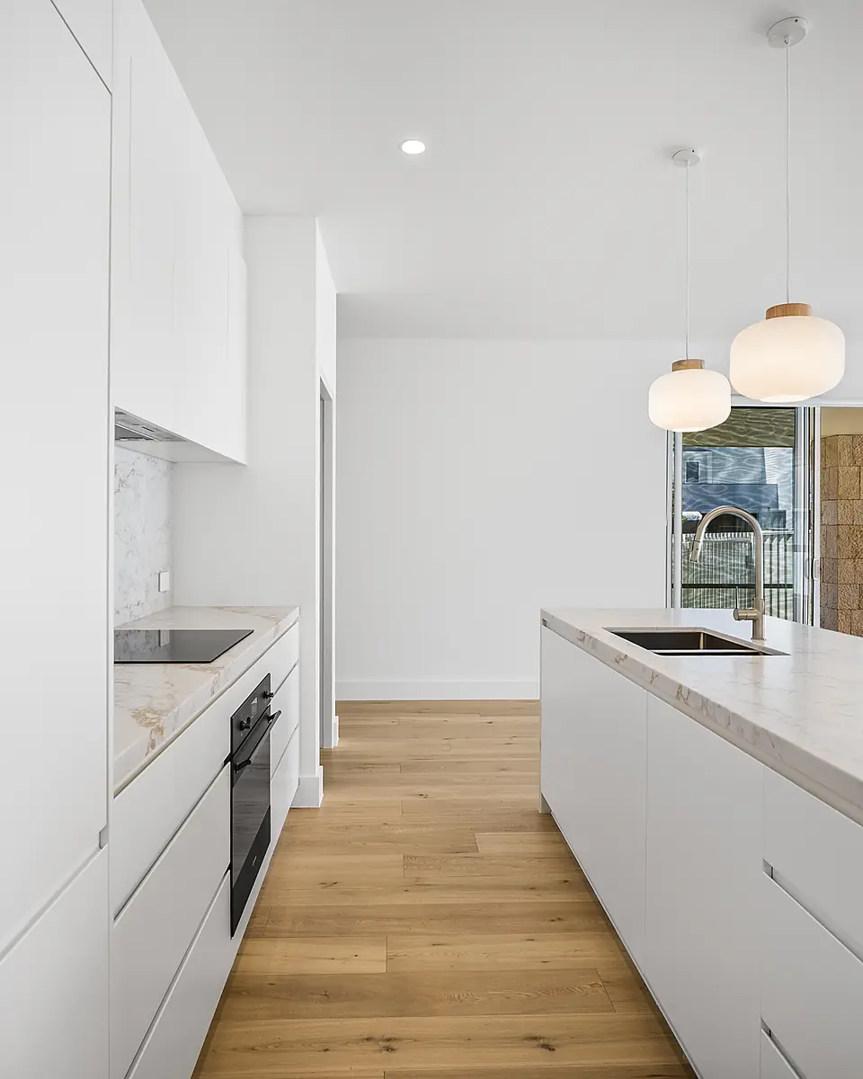 Kitchen joinery and island bench